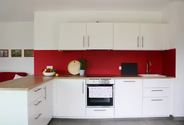 Küche (© Ferienwohnung am Rebmeer)