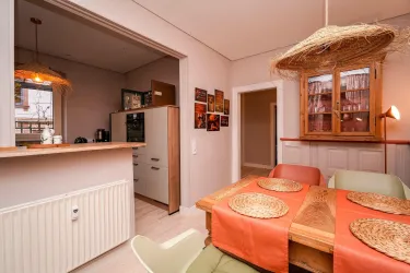 Hier kann auch in großer Runde getafelt werden ....