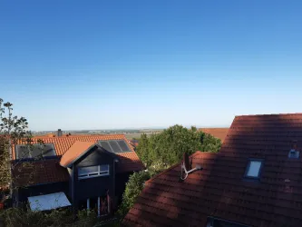 Blick vom Haus