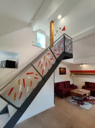 Treppenaufgang zum 2. Schlafzimmer