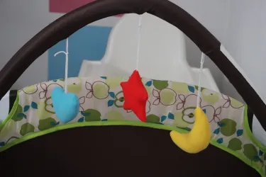 Babyreisebett mit Wickelauflage