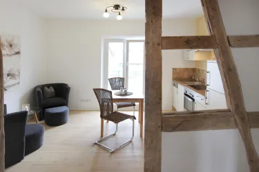 Wohn- und Essbereich (© Ferienwohnungen PfalzGlück, Mertz)
