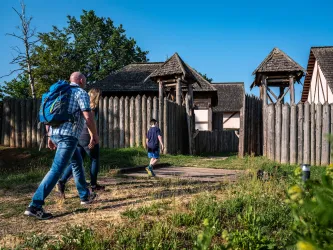 Zugang zum Keltendorf