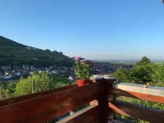 Blick vom Balkon