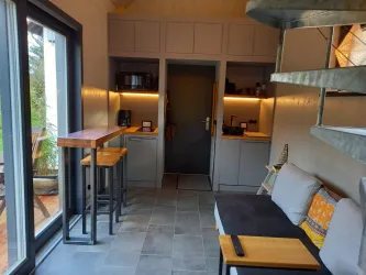 Wohnzimmer und Küche