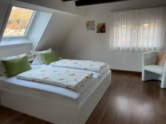 Schlafzimmer im Appartement