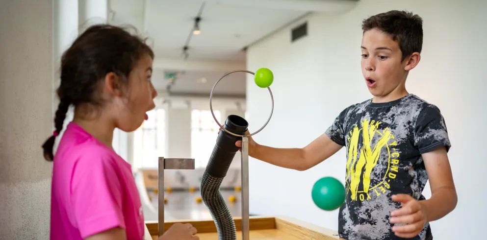 Familienspaß im Dynamikum