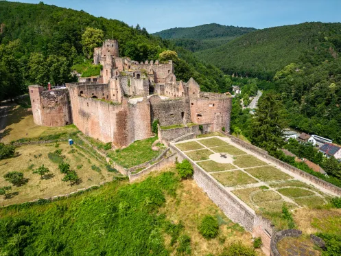 Schloss- und Festungsruine Hardenburg bei Bad Dürkheim