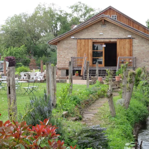 Außengelände des Alten Sägewerks