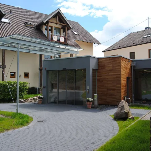 Eingang (© Stollhof Hotel-Restaurant GmbH)