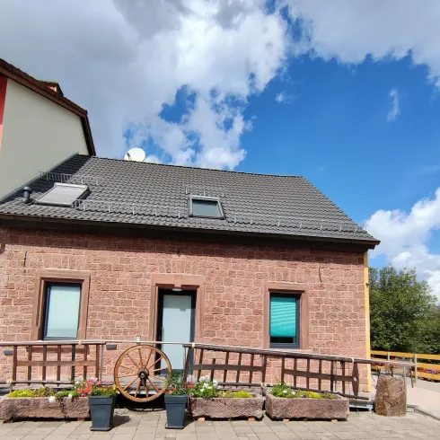 em Klaus sei Haus Front