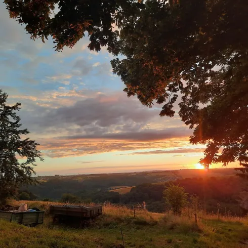 Landschaft mit Fernblick